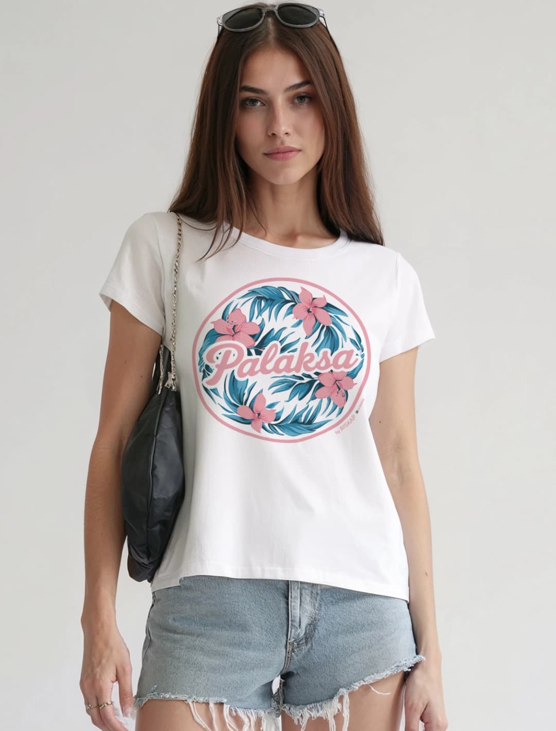 T-shirt Femme Léger – Tropical Flowers – Coton Bio Premium