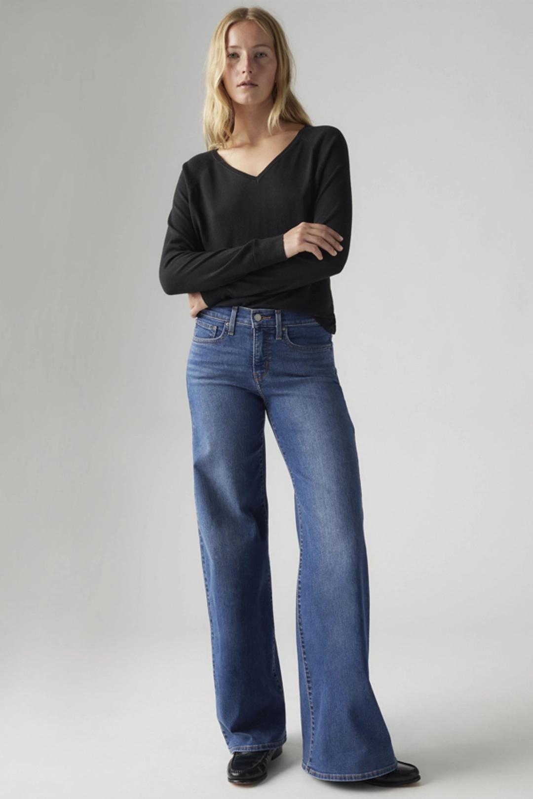 Jean wide leg bleu