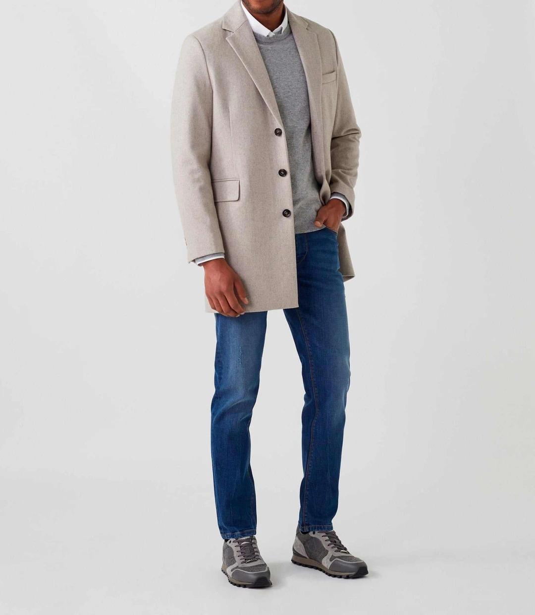 Manteau beige homme